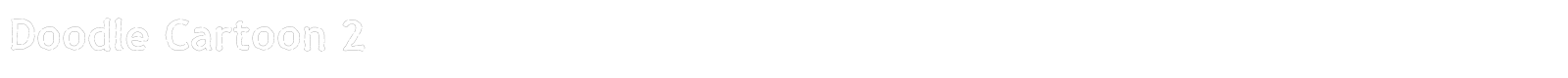 Doodle Cartoon font preview